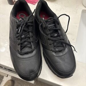 skechers mens shoes slip resistant Wide Fit Size 13